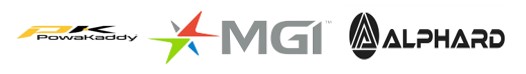 Powakaddy MGI Alphard Logos